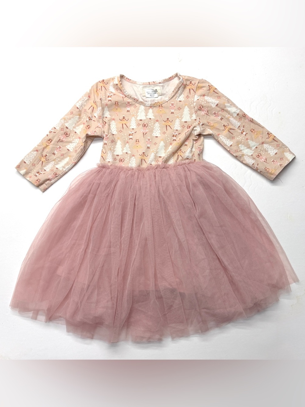 Taylor Joelle Nutcracker Ballet Pink Tutu Tulle Holiday Christmas Dress